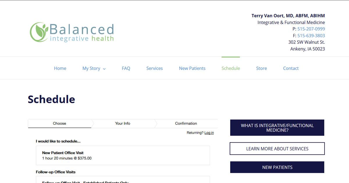 New Patients Balanced Integrative Health